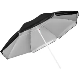 US Basic Paradiso Beach Umbrella Black Inner